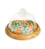 Marigold Cake Cloche | Wood