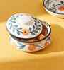 Marigold Casserole | Handpainted Stoneware