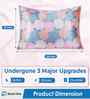 Marigold Floral Premium 3D Printed Pillow Covers (Set of 2) With 1Pc Scrunchie Free