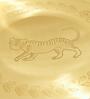 Marigold Royal Tiger Brass Thali