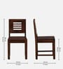 Marin Sheesham Wood 2 Seater Dining Set In Scratch Resistant Provincial Teak Finish