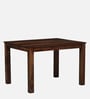 Marin Sheesham Wood 4 Seater Dining Set in Scratch Resistant Provincial Teak Finish