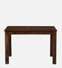 Marin Sheesham Wood 4 Seater Dining Set in Scratch Resistant Provincial Teak Finish