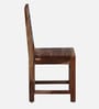 Marin Sheesham Wood 4 Seater Dining Set in Scratch Resistant Rustic Teak Finish