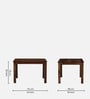 Marin Sheesham Wood 4 Seater Dining Set in Scratch Resistant Rustic Teak Finish