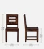 Marin Sheesham Wood 6 Seater Dining Set in Scratch Resistant Provincial Teak Finish