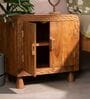 Marina Acacia Wood Bedside Table in Natural Finish