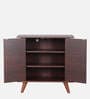 Marina Go Shoe Cabinet In Brown Colour