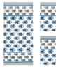 Marina Madhuban Floral Waffle Cotton 250 GSM Bath & Hand Towel Set