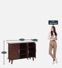Marina Pro Shoe Cabinet In Black Colour