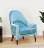 Marine Fabric Sofa  Chair in Aqua Blue Color