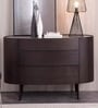 Marine Pine Wood Console Table in Dark Brown Finish