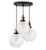Marino Black Metal Cluster Hanging Light