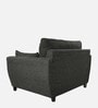 Mario Fabric 1 Seater Sofa in Charcoal Grey Colour