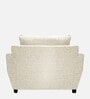 Mario Fabric 1 Seater Sofa in Ivory Cream Colour
