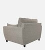 Mario Fabric 1 Seater Sofa in Lit Grey Colour