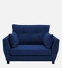 Mario Fabric 1 Seater Sofa in Royal Blue Colour