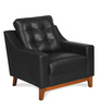 Marissa 1 Seater Sofa in Black Colour