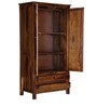 Maritsa Wardrobe with two drawers in Provincial Teak Finish on Rent
