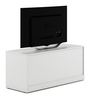 Mark TV Console for TVs up to 48"  in White & Antique Oak Finish 