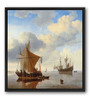Marken Black Canvas Framed 24 x 36 Art Print