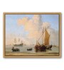 Marken Teak Canvas Framed 18 x 24 Art Print