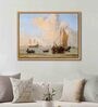 Marken Teak Canvas Framed 18 x 24 Art Print