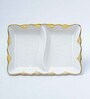 White Ceramic   1 Pc Appetizer Platter