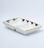White Ceramic   1 Pc Appetizer Platter