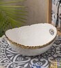 Antique Off White  Ceramic Serving Bowls