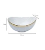 Antique Off White  Ceramic Serving Bowls