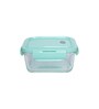Green 340 Ml, 570 Ml Glass Set of 2 Glass continers