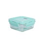 Green 340 Ml, 570 Ml Glass Set of 2 Glass continers