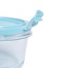 Blue 410 Ml , 570 Ml Glass Set of 2 Glass continers