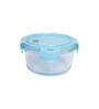 Blue 410 Ml , 570 Ml Glass Set of 2 Glass continers