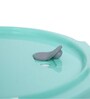 Green 410 Ml, 570 Ml Glass Set of 2 Glass continers