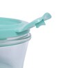 Green 410 Ml, 570 Ml Glass Set of 2 Glass continers