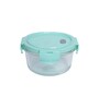 Green 410 Ml, 570 Ml Glass Set of 2 Glass continers