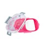 Pink Plastic BPA FreeMicrowave Safe Air tight Lunch Box
