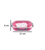 Pink Plastic BPA FreeMicrowave Safe Air tight Lunch Box