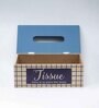 Blue 450ml Wood 1 pcs Tissue Box