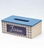 Blue 450ml Wood 1 pcs Tissue Box