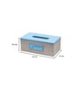 Blue 350 Ml Wood 1 pcs Tissue Box