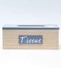Grey 350 Ml Wood 1 pcs Tissue Box