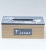 Grey 350 Ml Wood 1 pcs Tissue Box