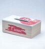 Red 350 Ml Wood 1 pcs Tissue Box