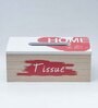 Red 350 Ml Wood 1 pcs Tissue Box