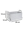 Market 99 Felt Storage Basket Organiser