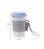 White & Grey 350 Ml Ceramic 1 pcs Tumbler