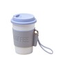 White & Grey 350 Ml Ceramic 1 pcs Tumbler